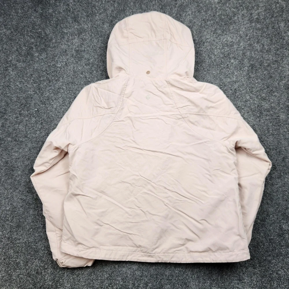 Lululemon Always Effortless Jacket Womens 8 Pink Hooded Windbreaker Zip Light - Picture 6 of 10